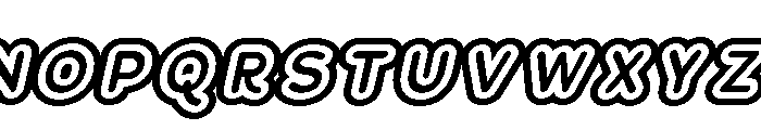 Franksy Triple Bold Italic Font UPPERCASE