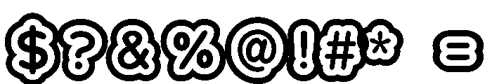 Franksy Triple Bold Font OTHER CHARS