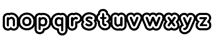Franksy Triple Bold Font LOWERCASE