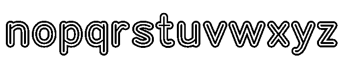 Franksy Triple Regular Font LOWERCASE