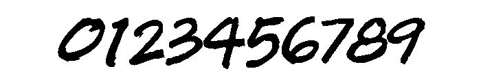 Freely Regular Font OTHER CHARS