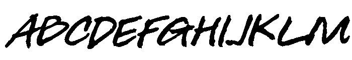 Freely Regular Font UPPERCASE