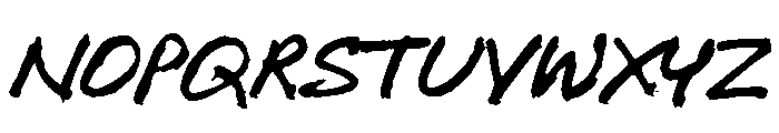Freely Regular Font UPPERCASE