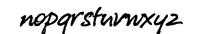 Freely Regular Font LOWERCASE