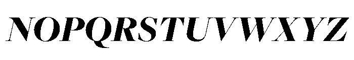 Freight Big Black Italic Font UPPERCASE