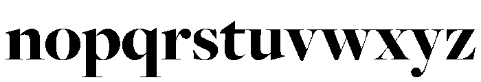Freight Big Black Font LOWERCASE