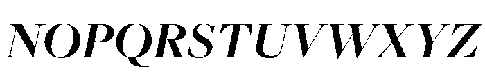 Freight Big Bold Italic Font UPPERCASE