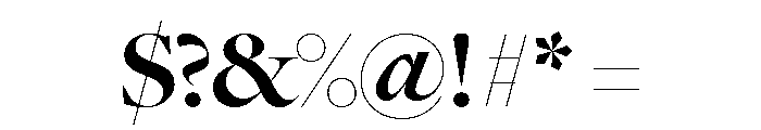 Freight Big Bold Font OTHER CHARS