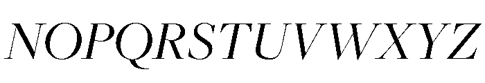 Freight Big Book Italic Font UPPERCASE