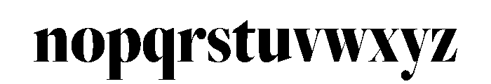 Freight Big Compressed Black Font LOWERCASE