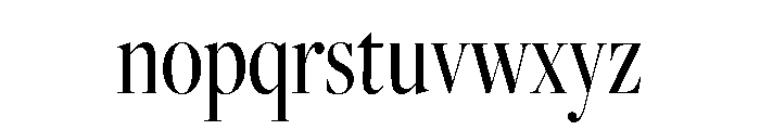Freight Big Compressed Book Font LOWERCASE
