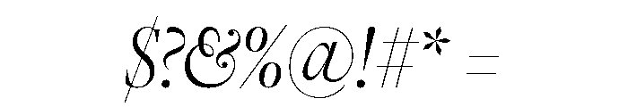 Freight Big Compressed Light Italic Font OTHER CHARS