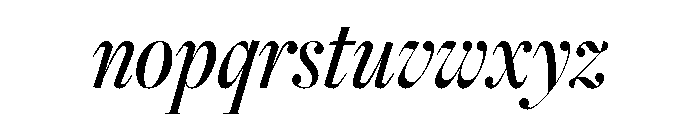 Freight Big Compressed Medium Italic Font LOWERCASE
