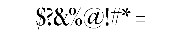 Freight Big Compressed Medium Font OTHER CHARS