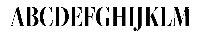 Freight Big Compressed Semi Bold Font UPPERCASE