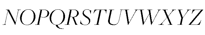Freight Big Light Italic Font UPPERCASE