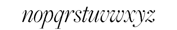 Freight Big Light Italic Font LOWERCASE