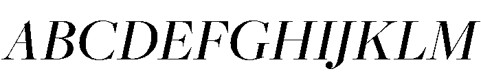 Freight Big Medium Italic Font UPPERCASE