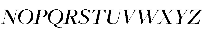 Freight Big Medium Italic Font UPPERCASE