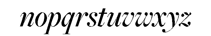 Freight Big Medium Italic Font LOWERCASE