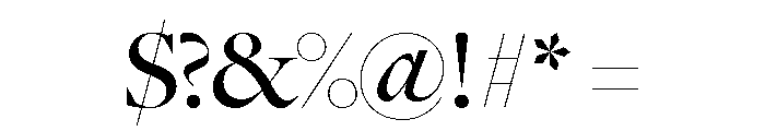 Freight Big Medium Font OTHER CHARS