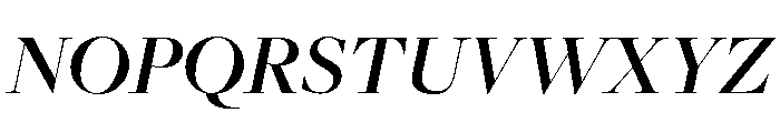 Freight Big Semi Bold Italic Font UPPERCASE