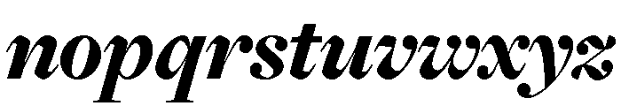 Freight Display Black Italic Font LOWERCASE