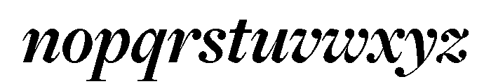 Freight Display Bold Italic Font LOWERCASE