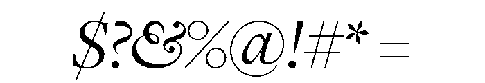 Freight Display Book Italic Font OTHER CHARS