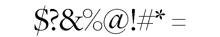 Freight Display Book Font OTHER CHARS