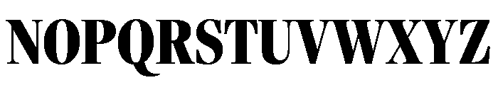 Freight Display Compressed Black Font UPPERCASE
