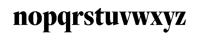 Freight Display Compressed Black Font LOWERCASE