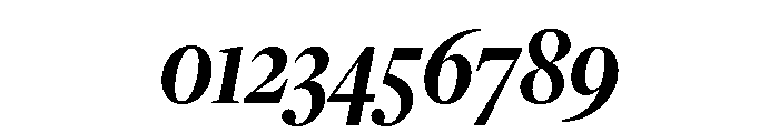 Freight Display Compressed Bold Italic Font OTHER CHARS