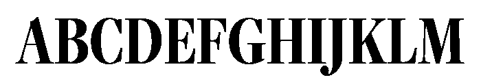 Freight Display Compressed Bold Font UPPERCASE