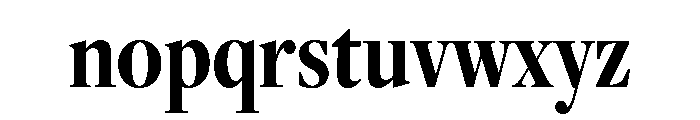 Freight Display Compressed Bold Font LOWERCASE