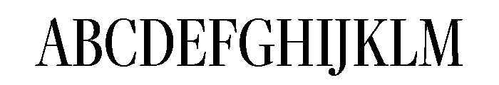 Freight Display Compressed Book Font UPPERCASE
