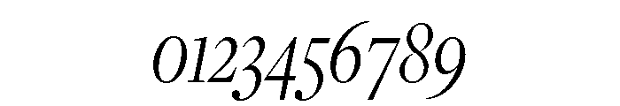Freight Display Compressed Light Italic Font OTHER CHARS