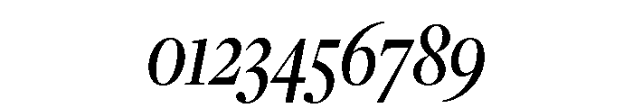 Freight Display Compressed Medium Italic Font OTHER CHARS