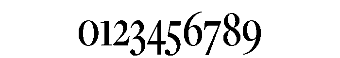 Freight Display Compressed Medium Font OTHER CHARS