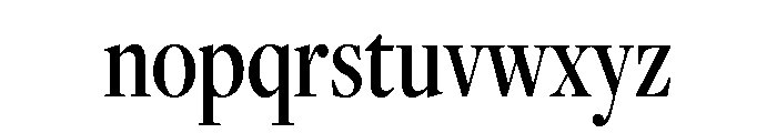 Freight Display Compressed Medium Font LOWERCASE