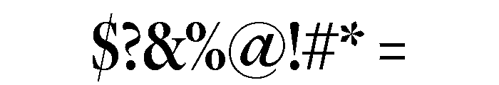 Freight Display Compressed Semi Bold Font OTHER CHARS