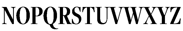 Freight Display Compressed Semi Bold Font UPPERCASE