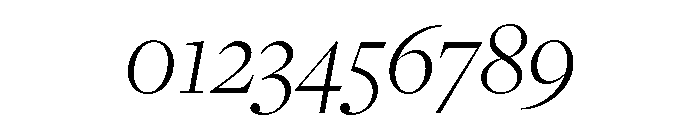 Freight Display Light Italic Font OTHER CHARS