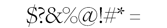 Freight Display Light Font OTHER CHARS