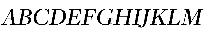 Freight Display Medium Italic Font UPPERCASE