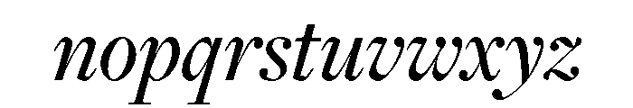 Freight Display Medium Italic Font LOWERCASE