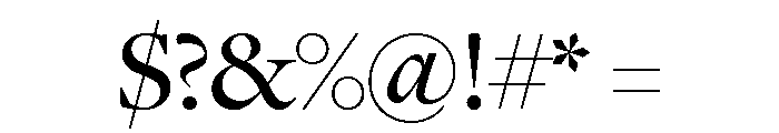 Freight Display Medium Font OTHER CHARS