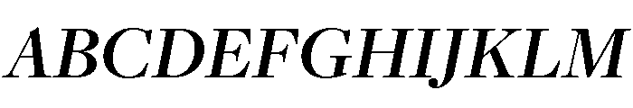 Freight Display Semi Bold Italic Font UPPERCASE