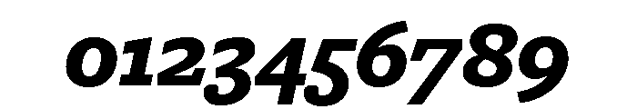 Freight Macro Black Italic Font OTHER CHARS