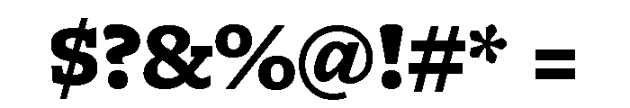 Freight Macro Black Font OTHER CHARS